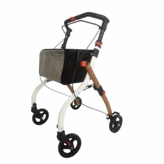 Antar Outdoor-Rollator mit Luftreifen Halbholz