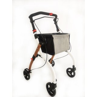 Antar Outdoor-Rollator mit Luftreifen Halbholz