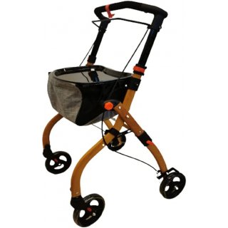 Antar Outdoor-Rollator mit Luftreifen Halbholz