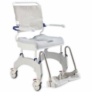 Invacare Aquatec OCEAN Ergo Dusch- und Toilettenrollstuhl HMV: 18.46.01.2021 Lenkrollen feststellbar, ohne Richgungsfeststeller