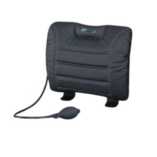 Sitback AIR Rckensttzkissen Leder Schwarz